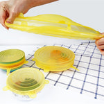 Reusable Silicon Stretch Lids (6PCS)