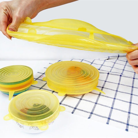 Reusable Silicon Stretch Lids (6PCS)
